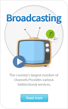 The country’s largest number of channels Provides various bidirectional services.