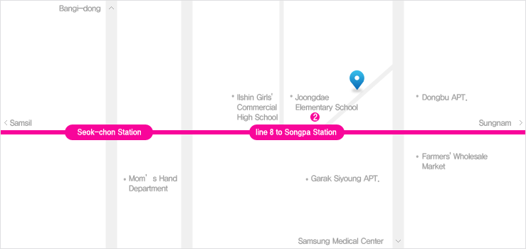 Seoul Comprehensive Call Center map